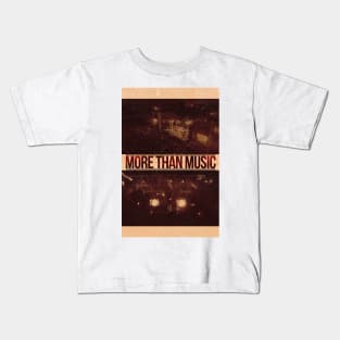 vintage style more than music Kids T-Shirt